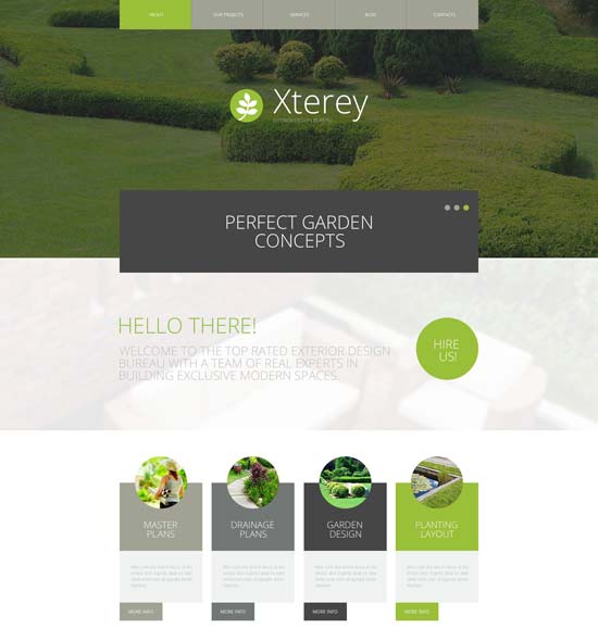 exterior design bureau WordPress theme