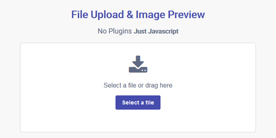 file upload image preview 