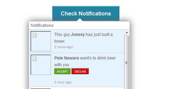 jQuery-notification-menu