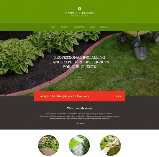 landscape design template