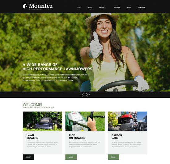 lawn styling joomla template