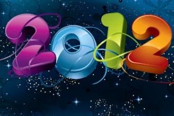 newyea r2012 vector
