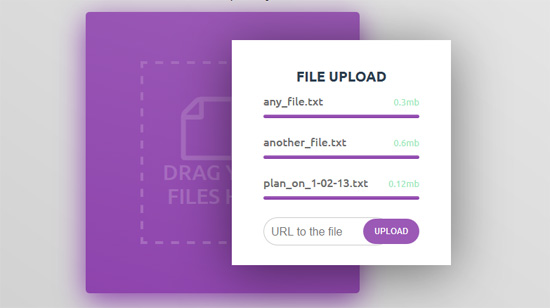 nice concept upload form