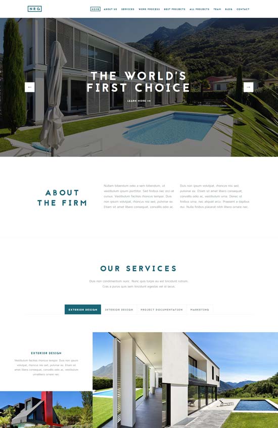 nrgarchitect architecture joomla template