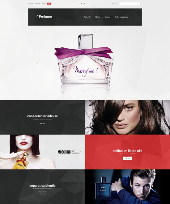 Perfume Magento Theme