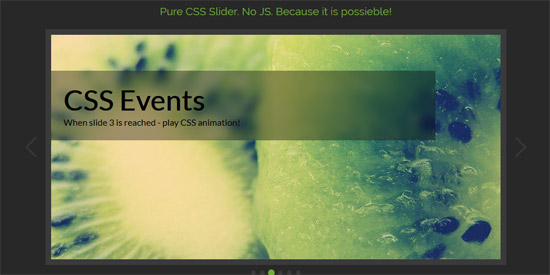 pure css slider 