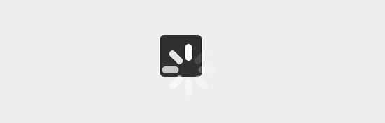 pure css spin loader 