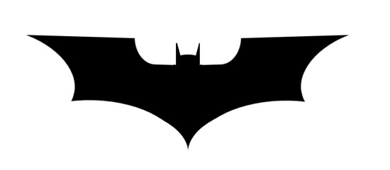 pure css3 batman logo