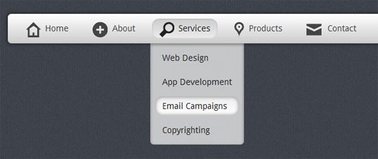 Create a stunning menu in CSS3